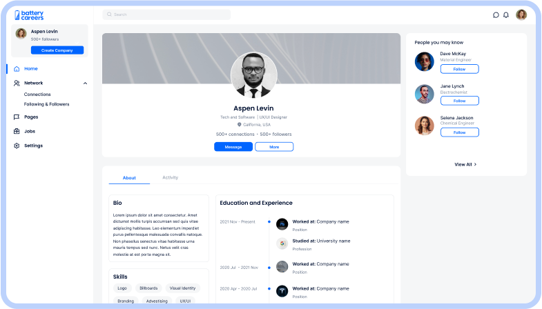 Home page
